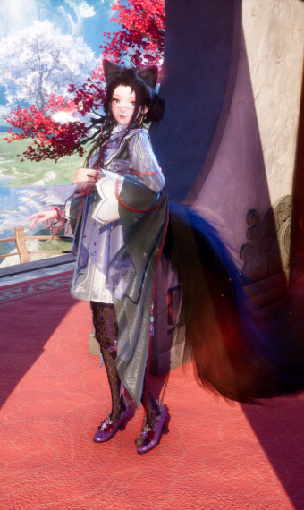 Purple Kitty image