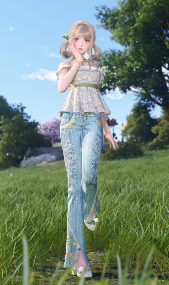 Denim Daisy Days image