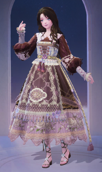 Villager girl image