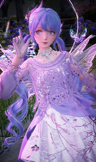 Purple Innocent Flower image