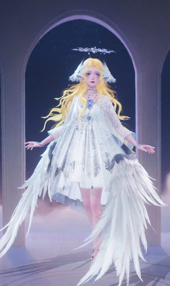 Hovering angel outfit image