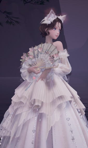 Elegant in white image