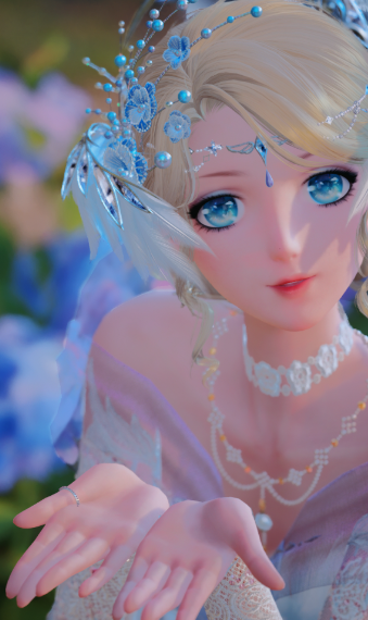 Lady in White image