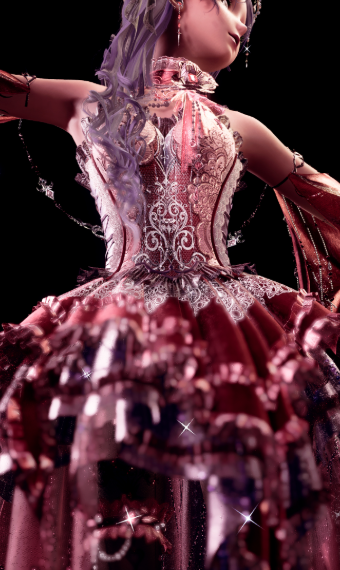 cascading red image