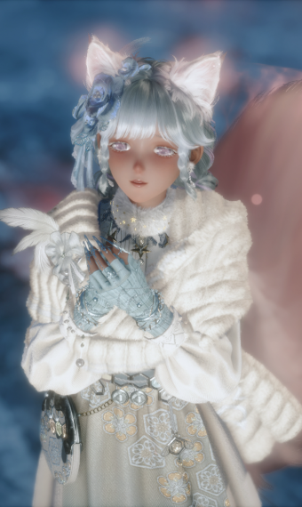 Snowy Cat image