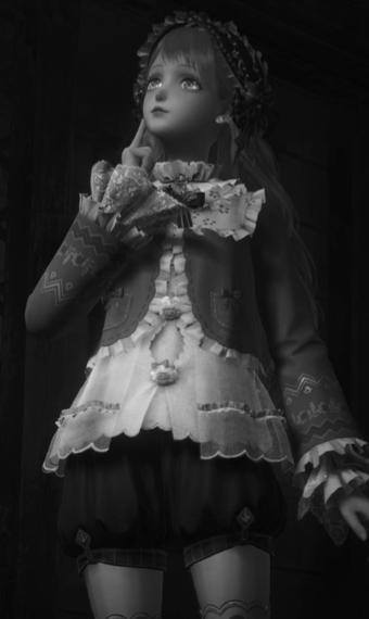 A cute girl with a cute style image