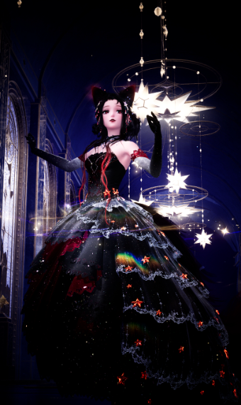 Dark cosmo cat image