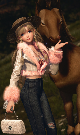 Country Belle in the Meadow image