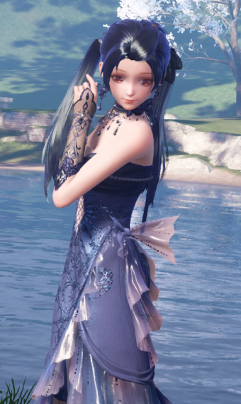 Mermaid on land image