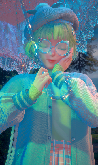 Minty in Pastels image