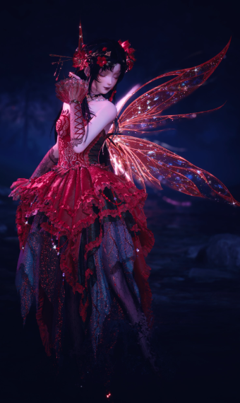 bloody rose image