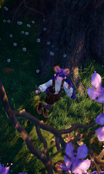 Purple adventure cat image