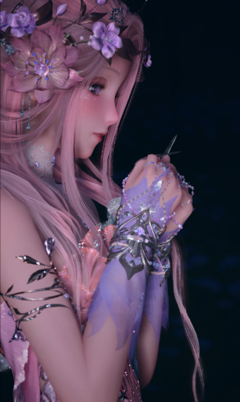 Nymph of lilies image