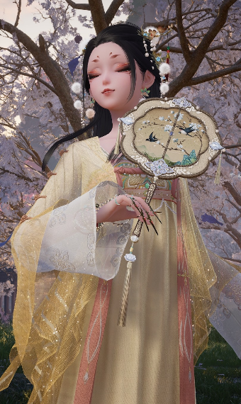 Maiden Under the Blossoms image
