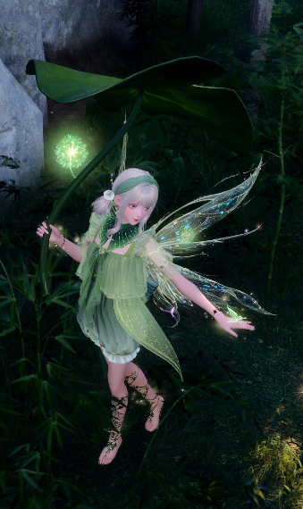 Tiny garden fairy image