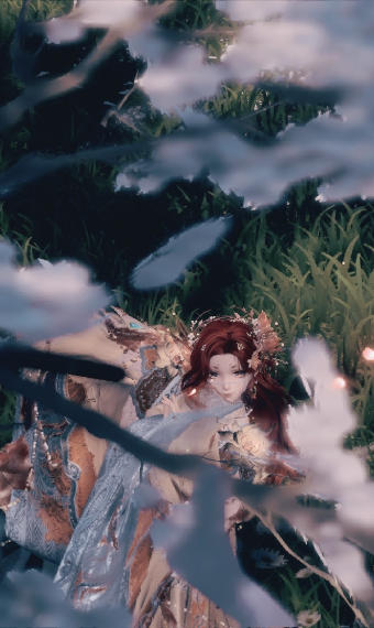 Crimson Petals in the Wind image