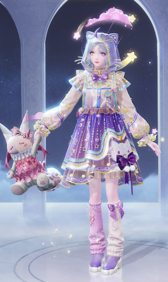 lilac sweet kitty image