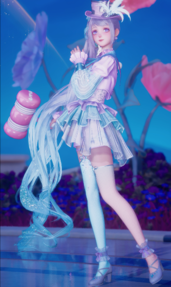 Blue and Pink Cotton Candy Outfit image