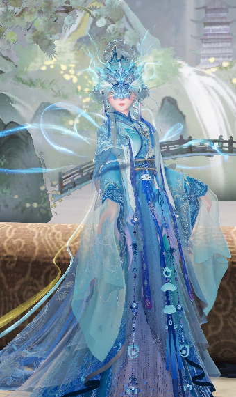 Azure blue dragon image