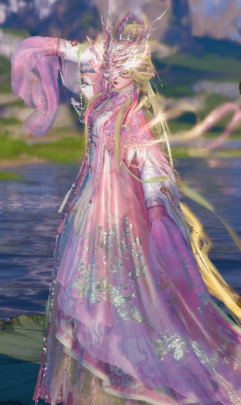 Pink jade dragon image
