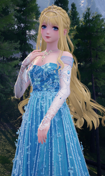 Aurora (blue) - Disney image