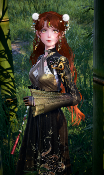 a stroll thru the bamboo image
