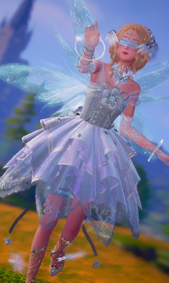 Silver Angel fairy image