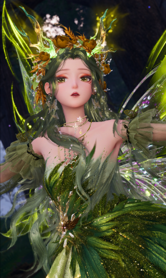 Goddess of Forest (Green Leaf) image