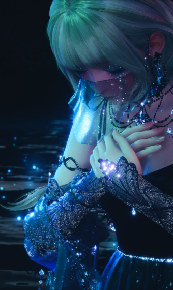 Night at the lake image