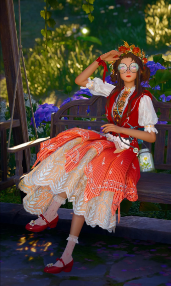 Little red clippy dress image