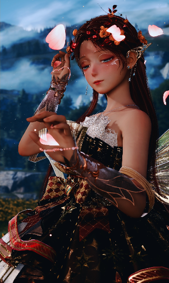 Autumn fairy image