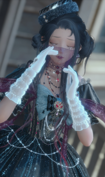 Regrets and tears, the sad lady image