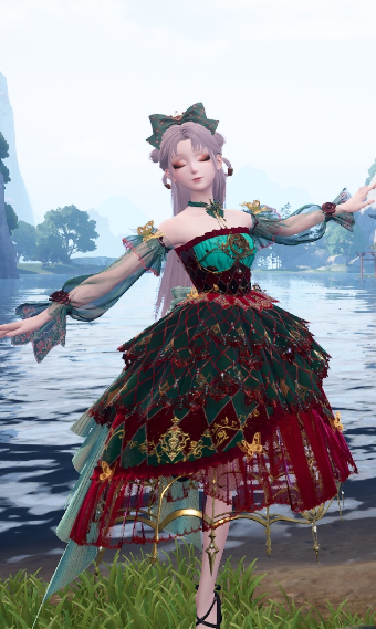 Grace in Red and Green image