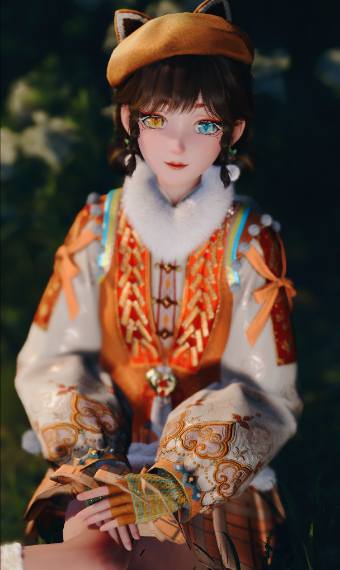 orange cat vibes image