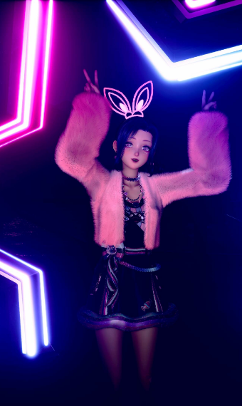 Neon Bunny image