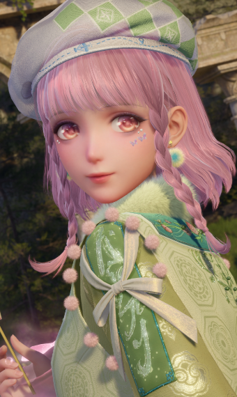 Pink goes good with green image