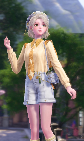 Artsy schoolgirl image