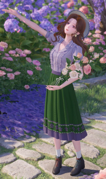 Azure Viola Skirt image