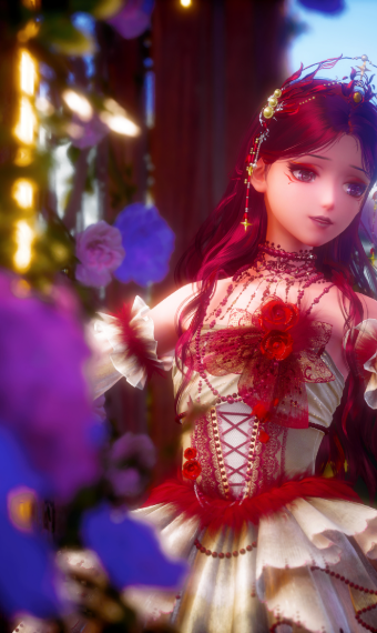 Lost In her Rose Garden image