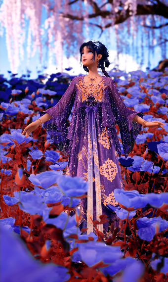 Purple bloom image