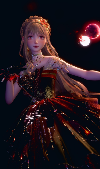 Dancing in red image