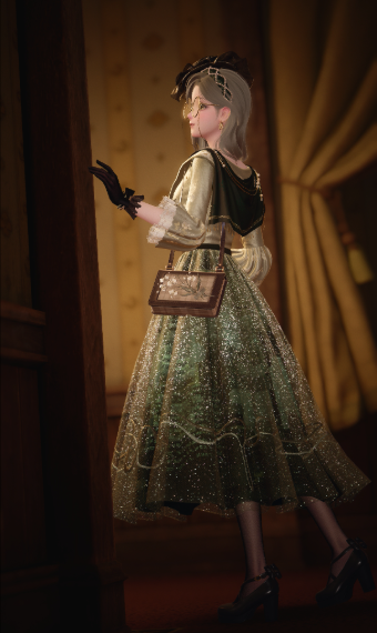 > | Sophisticated Jade Blossom | < image