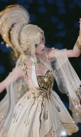 Golden lingering image