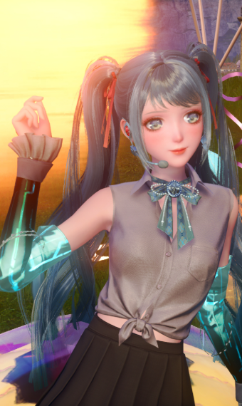 Hatsune Miku cosplay image