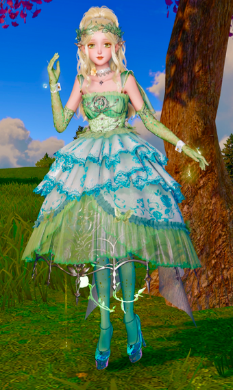 Aqua mystical Elf image