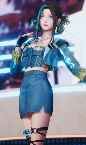 Electric blue image