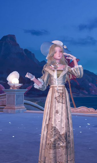 Lady out on the town image