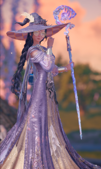 Pastel Purple Witch image