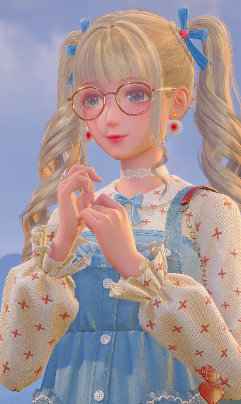 Overall blue image
