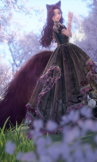Purrple fluff image